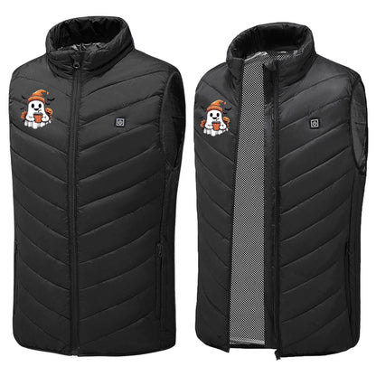 Heated Vest 18 Heating Zones plus Size Lightweight Unisex Heated Jacket 3 Temperature Control USB Electric Winter Coat with Pocket S-6XL on Clearance